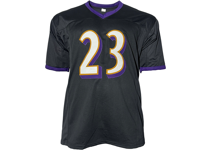 Willis McGahee Signed Baltimore Black Football Jersey JSA