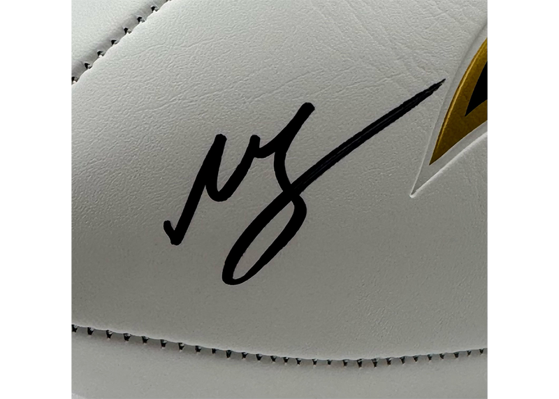 Willis McGahee Signed Baltimore Ravens Logo Football JSA