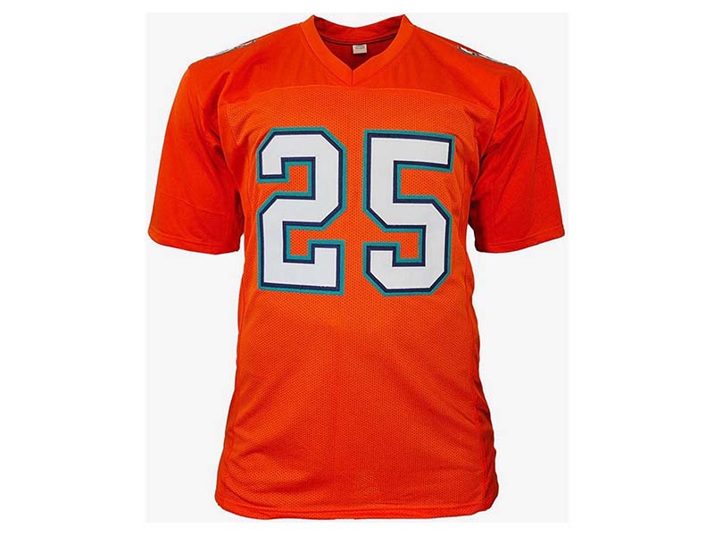 Xavier Howard Signed Miami Orange Football Jersey (JSA)