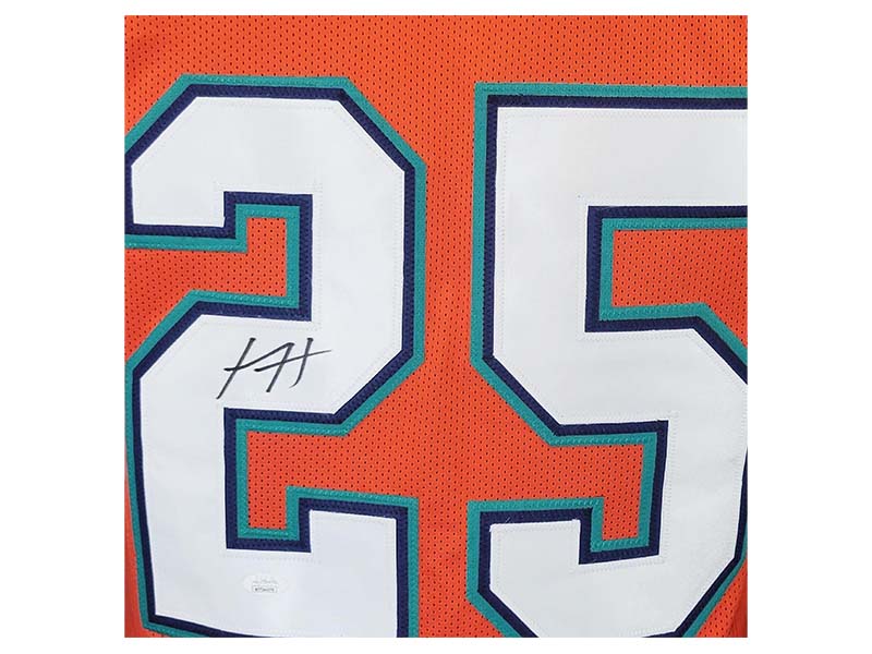 Xavier Howard Signed Miami Orange Football Jersey (JSA)