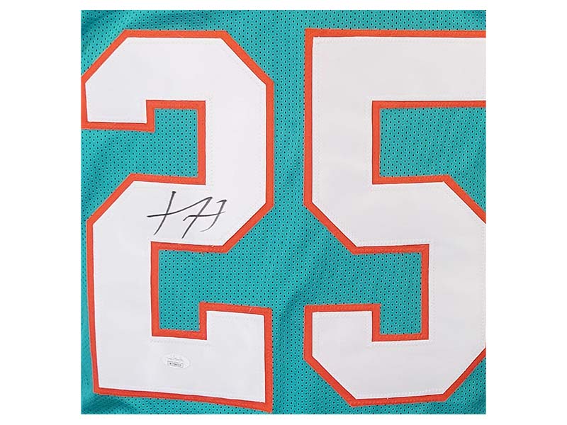 Xavien Howard Signed Miami Teal Custom Football Jersey (JSA)