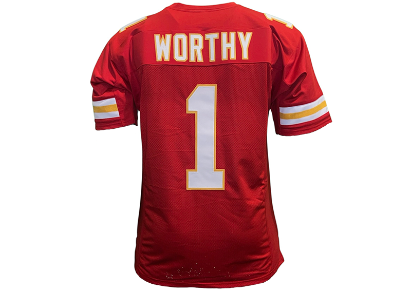 Xavier worthy Unsigned Kansas City Red Football Jersey