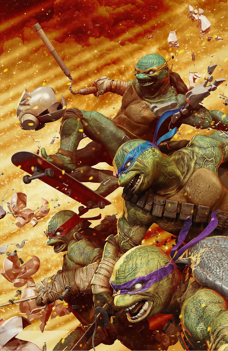 TEENAGE MUTANT NINJA TURTLES #20: 300TH ISSUE SPECIAL BJORN BARENDS EXCLUSIVE YELLOW VIRGIN VAR (07/22/2026)