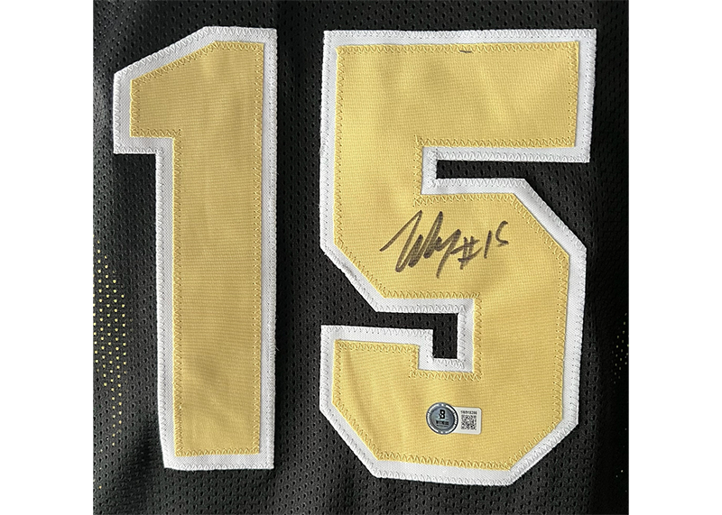 Zach Edey Signed Custom Purdue Black Basketball Jersey Beckett