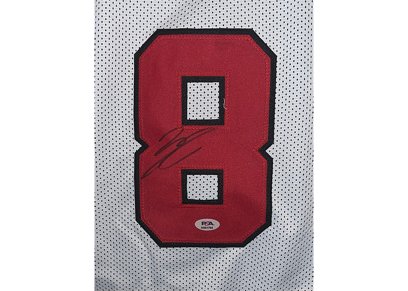 Zach LaVine Signed Chicago White Basketball Jersey PSA