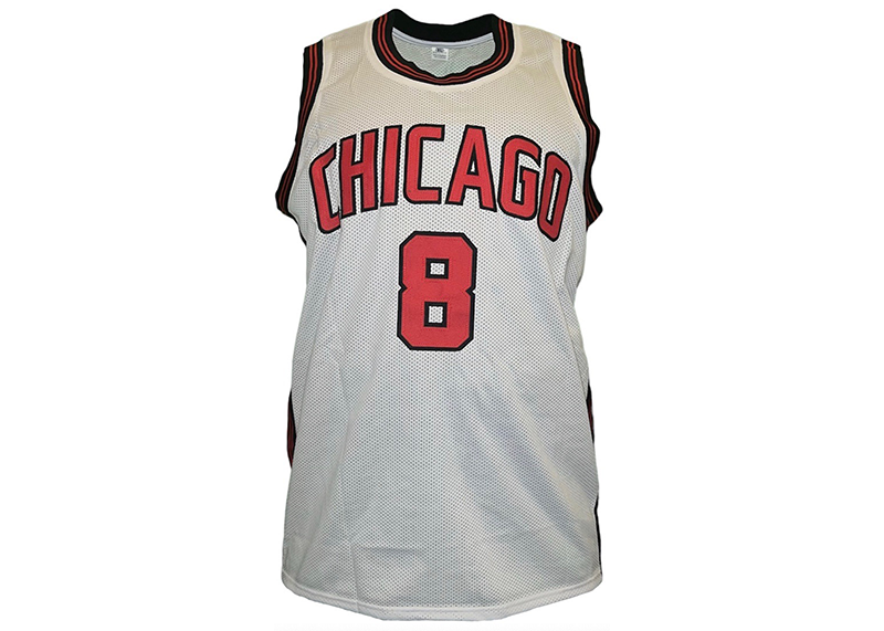 Zach LaVine Signed Chicago White Basketball Jersey PSA