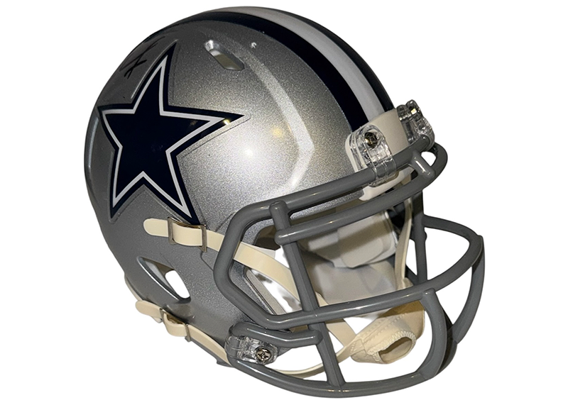 Zack Martin Signed Dallas Cowboys Speed Mini Helmet Beckett