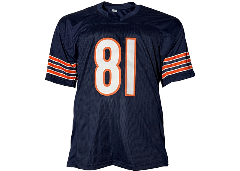 Zavion Thomas Signed Blue Chicago Football Jersey JSA