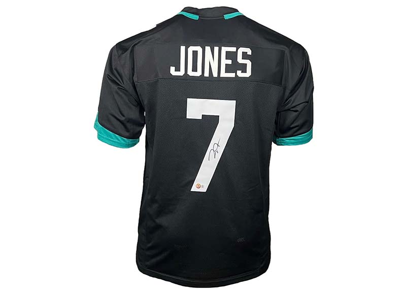 Zay Jones Signed Jacksonville Black Football Jersey Beckett
