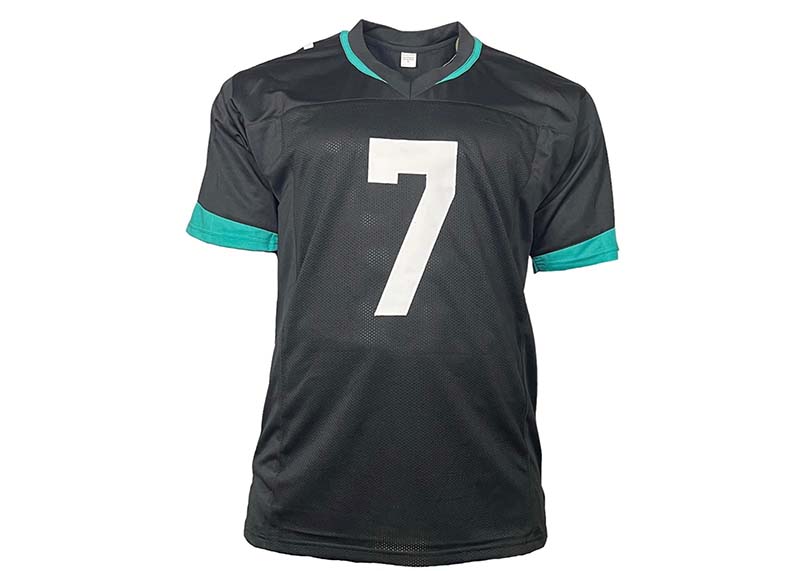 Zay Jones Signed Jacksonville Black Football Jersey Beckett