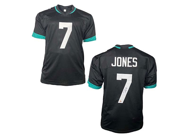 Zay Jones Signed Jacksonville Black Football Jersey Beckett