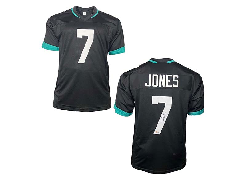 Zay Jones Signed Custom Black Football Jersey Beckett