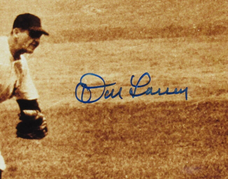 Don Larsen Perfect Game Yankees Signed 1956 8x10 Photo Framed BA 149113