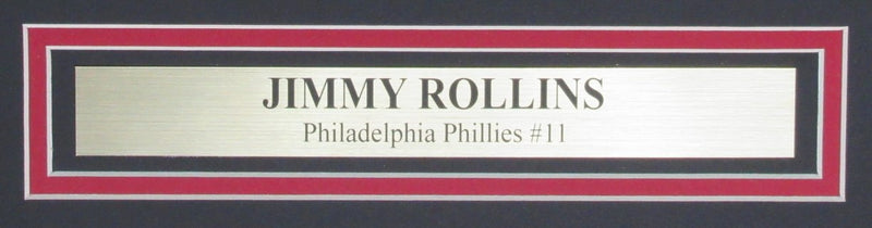 Jimmy Rollins Signed 16x20 Photo Philadelphia Phillies Framed PSA/DNA 191610