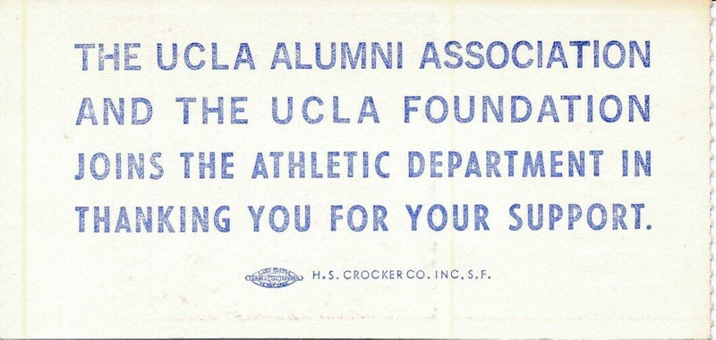 1977 UCLA Bruins vs. University of Kansas Football Game Ticket Stub 148628