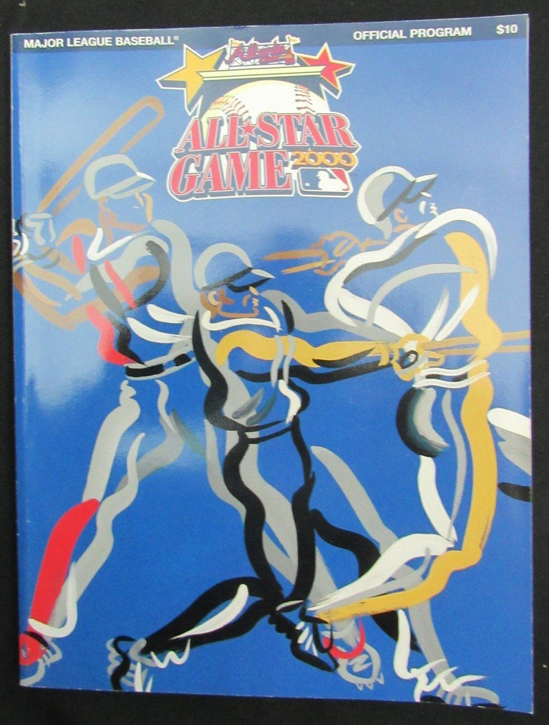 2000 MLB All Star Game Program Turner Field Atlanta Derek Jeter  MVP