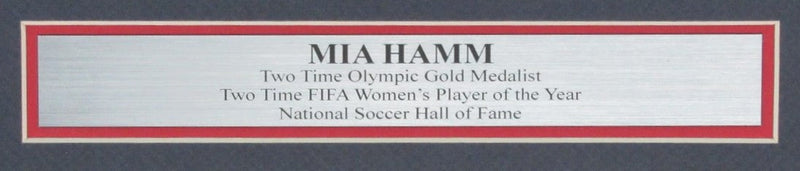 Mia Hamm US Women's Soccer Signed/Autographed 11x14 Photo Framed Beckett 188518