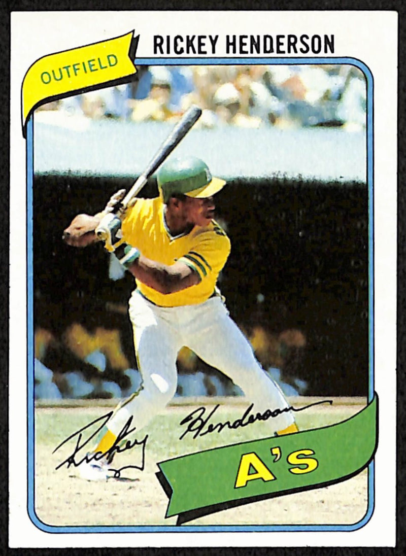 1980 TOPPS Baseball Complete Set (1-726) Henderson RC Sutcliffe RC 189352