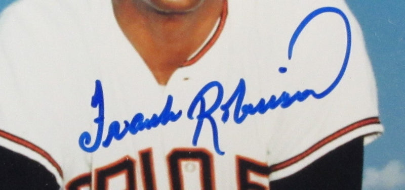 Frank Robinson HOF Signed/Auto 8x10 Photo Baltimore Orioles Framed JSA 190860