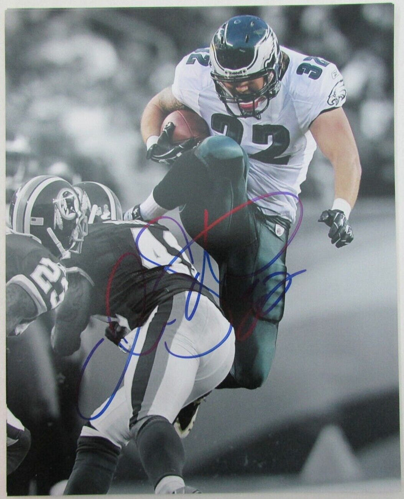 Lot of 8 Owen Schmitt WVU/ Philadelphia Eagles Signed 8x10 Photo 157589