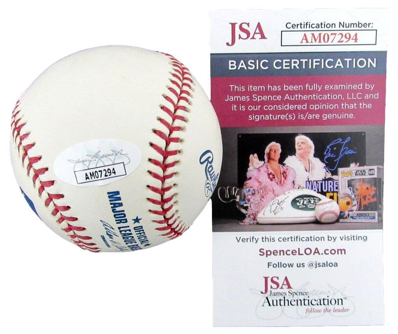 Jason Bay Autographed/Inscribed "04 NL ROY" OML Baseball Pirates JSA 182612