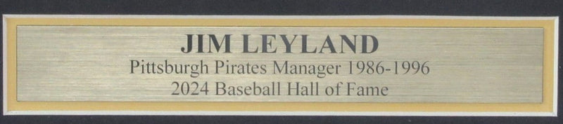 Jim Leyland HOF Signed/Autographed 8x10 Photo Pirates Framed JSA 189627