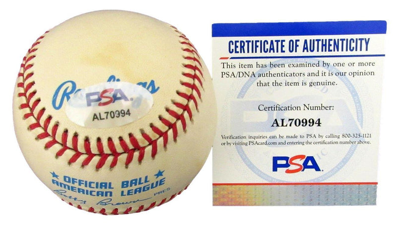 Warren Peace Autographed OAL Baseball Negro Leagues Newark Eagles JSA 180301