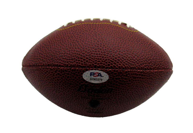Johnny Unitas HOF Signed/Auto Mini Football Baltimore Colts PSA/DNA 193182