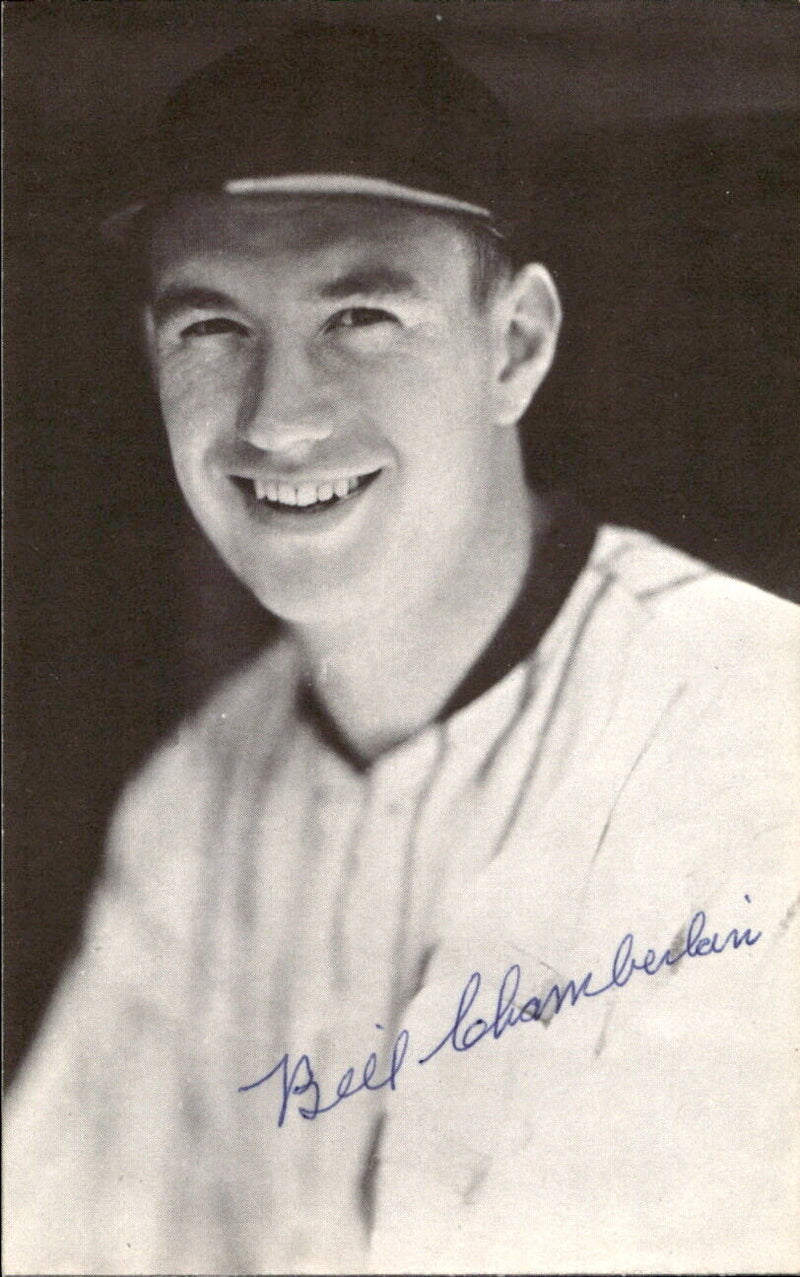Bill Chamberlain White Sox d. 1994 Signed/Auto 3x5  Photo 178121