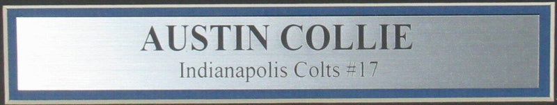 Austin Collie Indianapolis Colts Signed/Autographed 8x10 Photo Framed JSA 161509