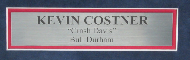 Kevin Costner Signed Baseball Jersey "Bull Durham" Framed PSA/DNA 185644