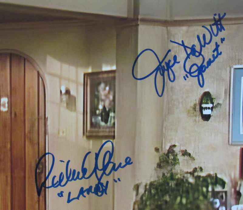 Three's Company Multi-Autographed by 4 Cast Members 11x14 Photo JSA 183398