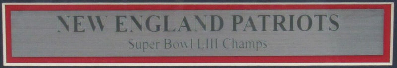 Patriots 2019 Super Bowl LIII Champs The Boston Globe Newspaper Framed 157915