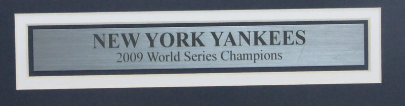 New York Yankees 2009 WS Champs Unsigned 10x36 Panarama Photo Framed 148036