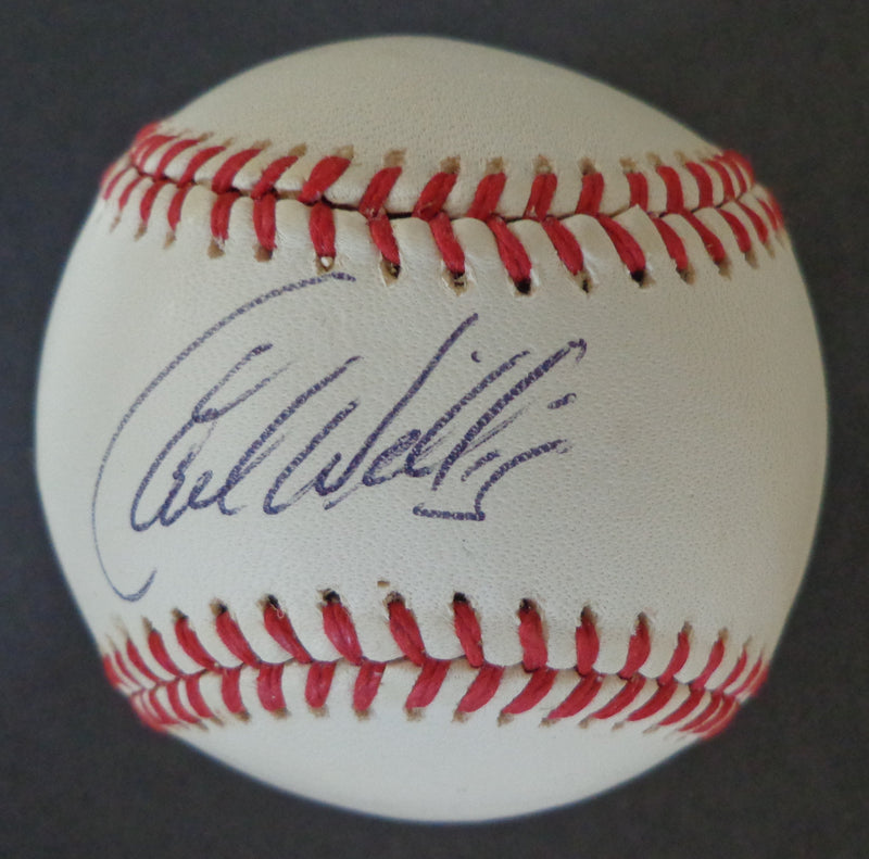 Carl Willis Autographed Babe Ruth League Baseball Minnesota Twins 155680