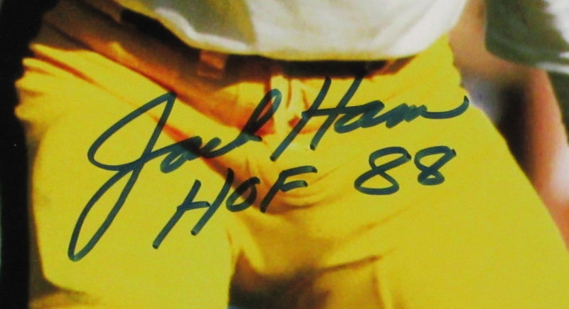 Jack Ham HOF Signed/Inscr 16x20 Photo Pittsburgh Steelers Framed Beckett 190559