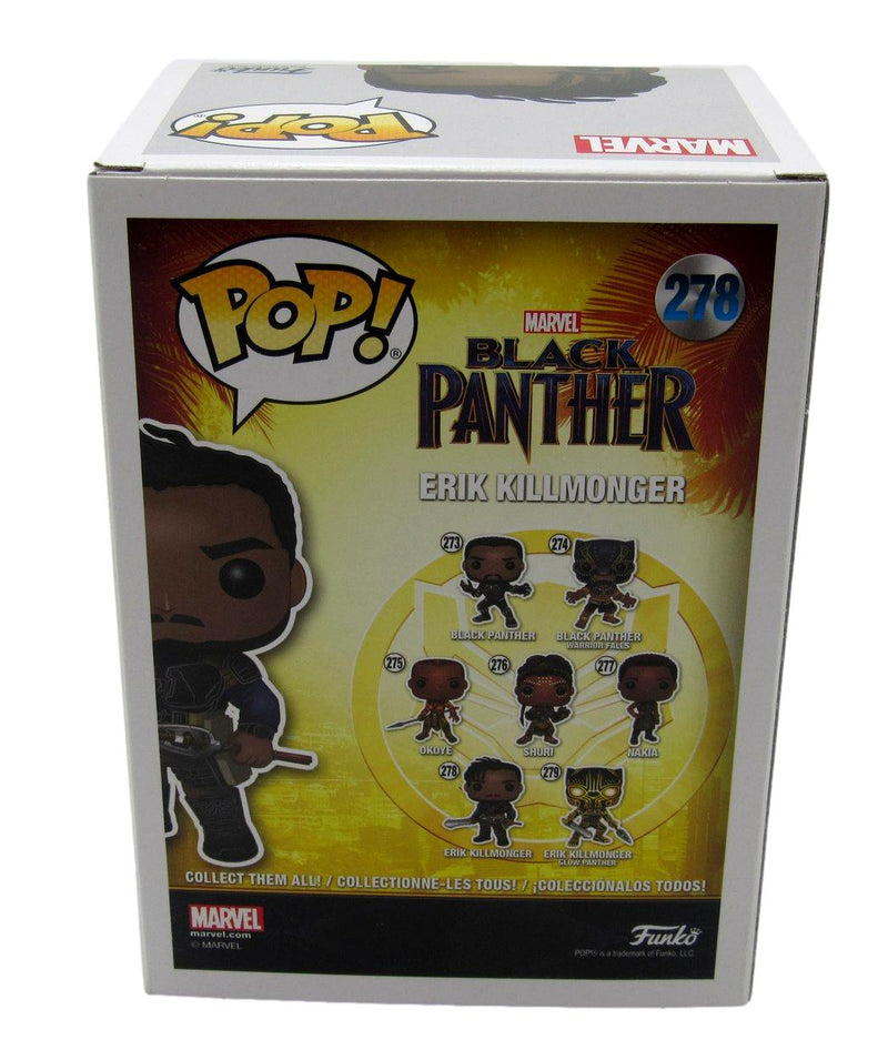 Michael B. Jordan Autographed Funko Pop! #278 "Black Panther" Beckett 181188