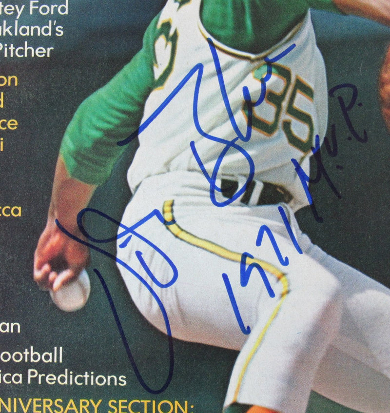 Vida Blue Signed/Inscribed October 1971 SPORT Magazine Oakland A's JSA 187281