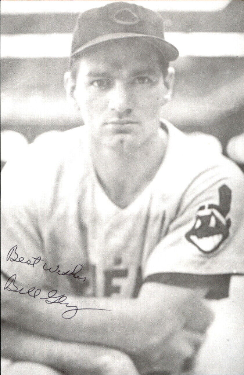 Bill Glynn Indians d. 2013 Signed/Autographed 3x5  Photo 178295