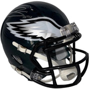 Andrew Mukuba signed Eagles Speed mini helmet alternate view