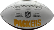 Antonio Freeman Green Bay Packers football back team lettering JSA