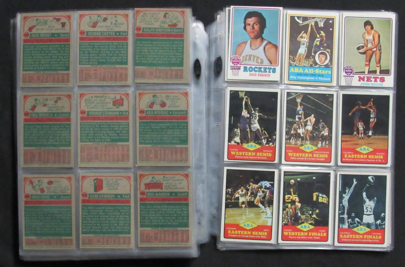 1973-74 TOPPS Basketball Complete Set (264) Abdul-Jabbar Erving West 189322