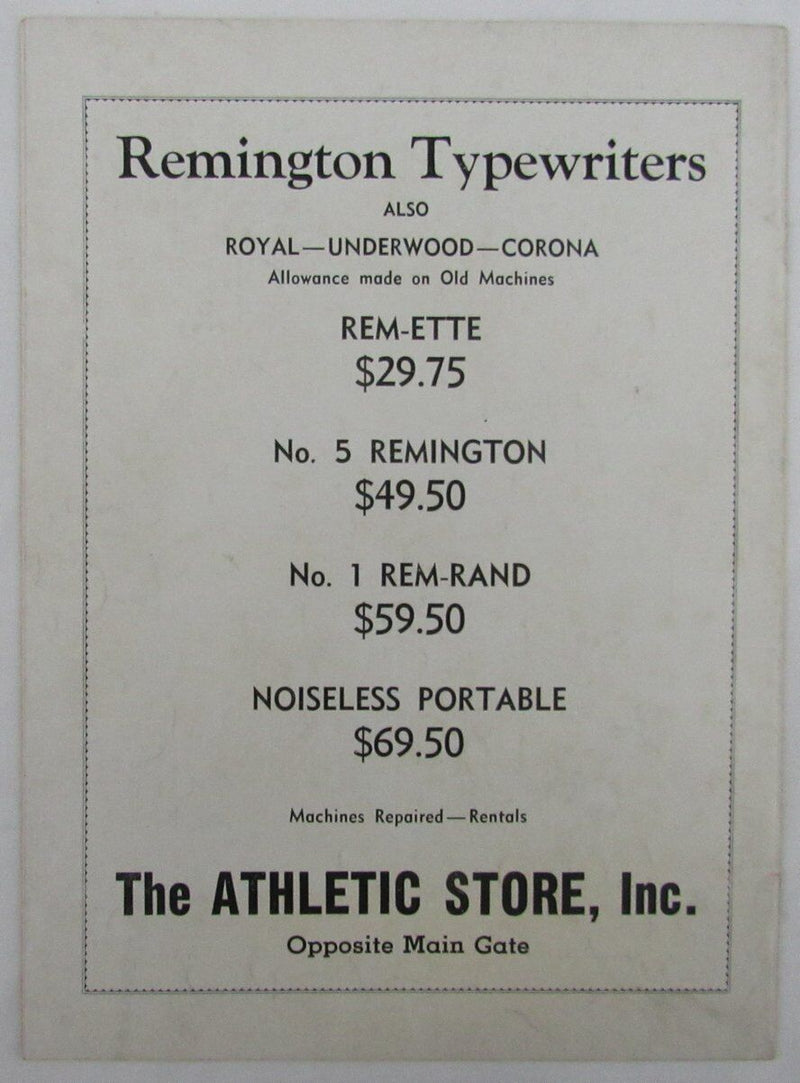 1940 Penn State Nittany Lions vs Bucknell College Football Program 137532