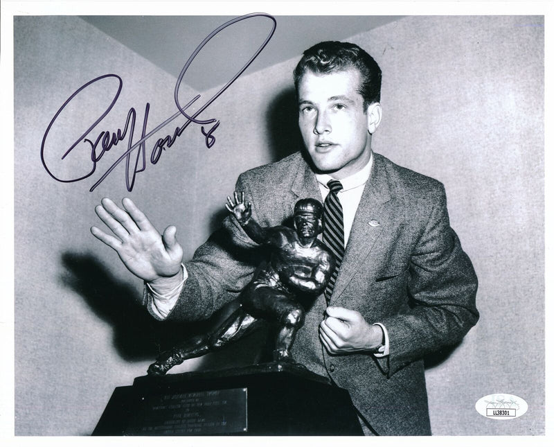 Paul Hornung Notre Dame  Heisman Signed/Autographed 8x10 B/W Photo JSA 158196