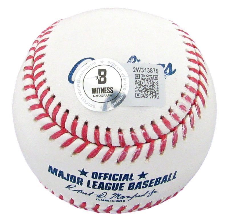 Ryan Howard Signed/Autographed OML Baseball Philadelphia Phillies Beckett 189594