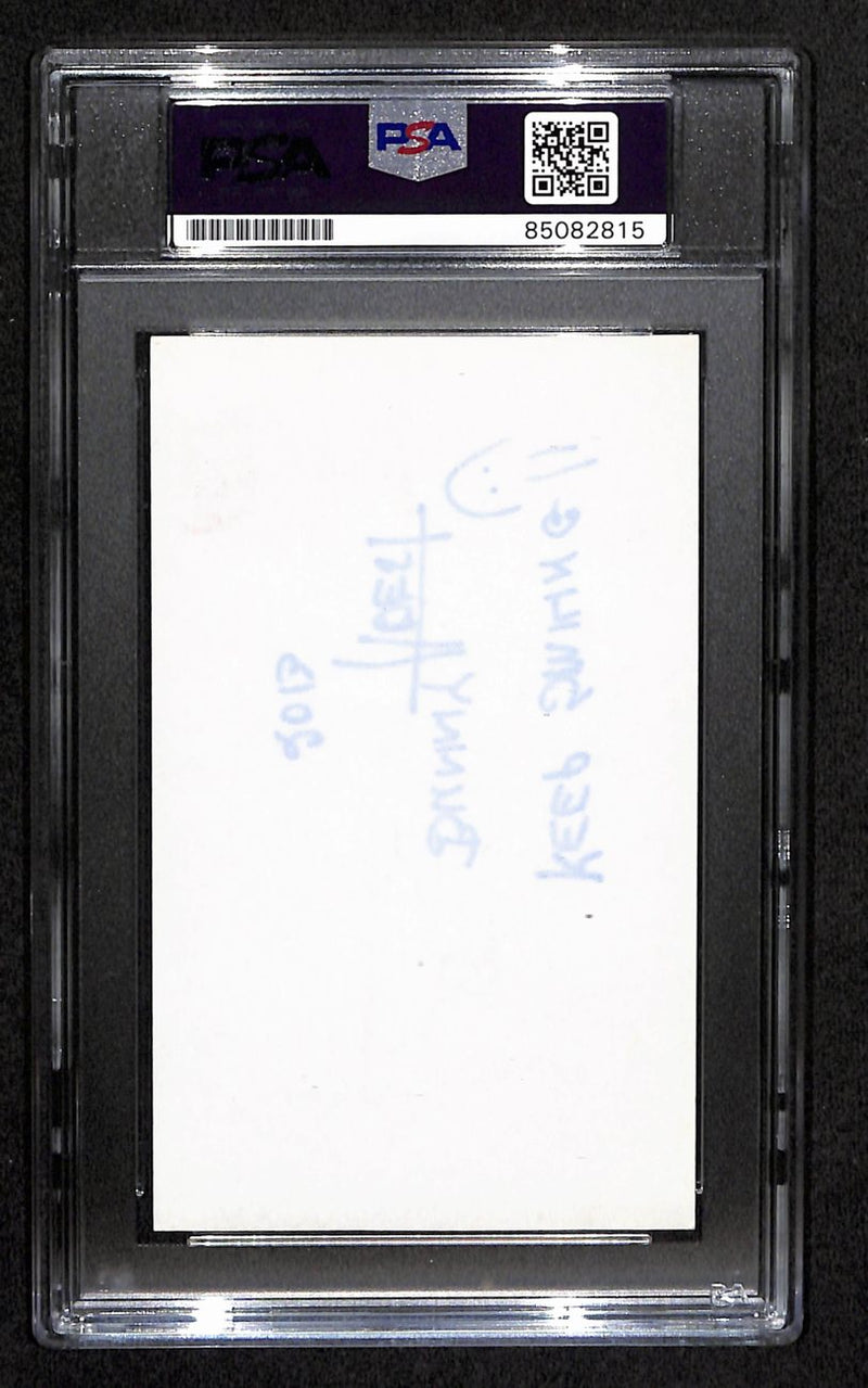 Bunny Hoest Autographed/Inscribed 3x5 Index Card Cartoonist PSA/DNA 184298