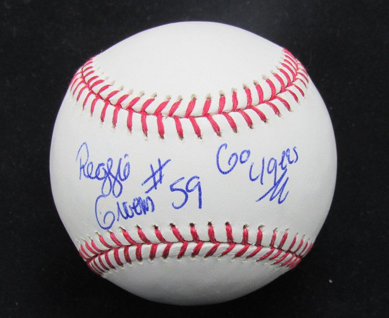 Reggie Givens Autographed/Inscribed OML Baseball NFL Football Player 49ers