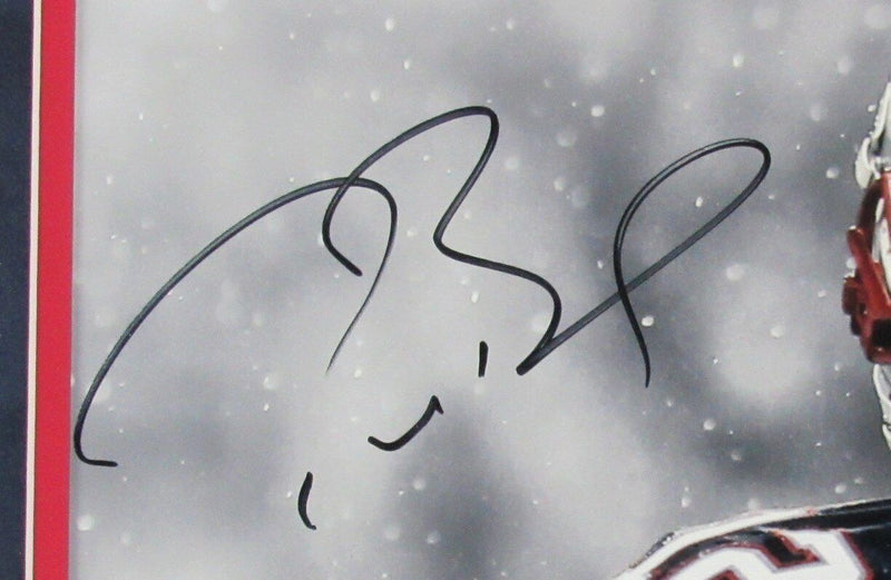 Tom Brady Autographed 16x20 Photo New England Patriots Framed Fanatics 177225