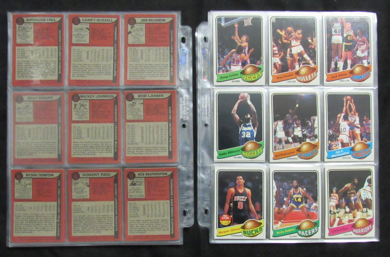 1979-80 TOPPS Basketball Complete Set (132) Erving Maravich Abdul-Jabbar 190308