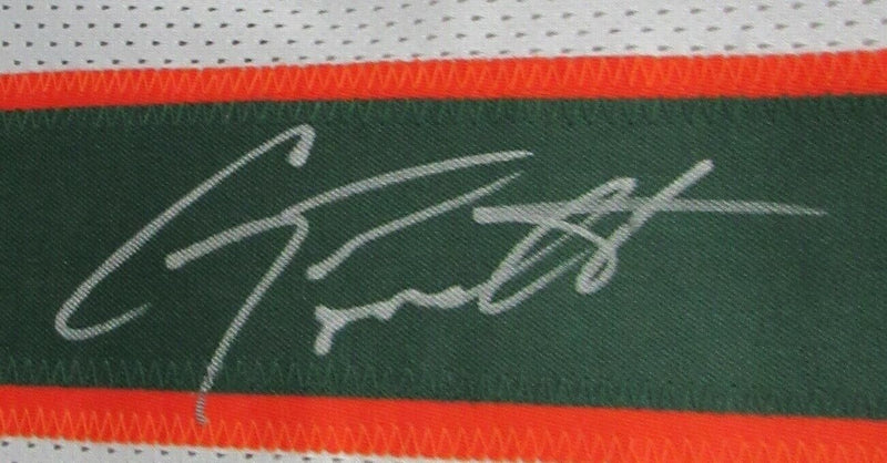 Gino Torretta Signed/Autographed Miami Hurricanes Custom Jersey Beckett 159718